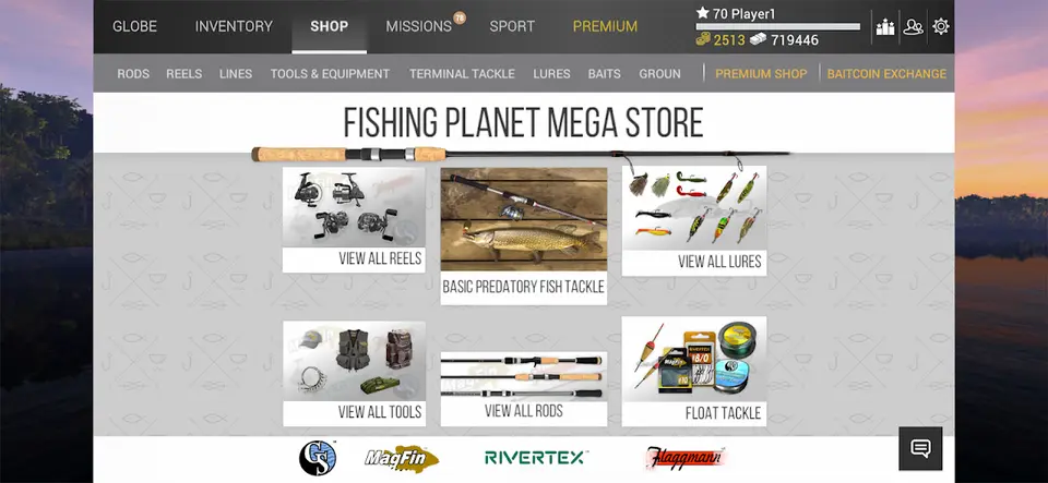Fishing Planet, drittes Bild der Play-Store-Galerie